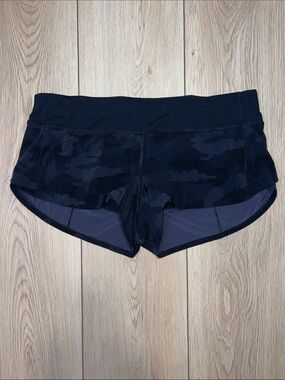 NWOT - lululemon athletica Black Camo Run Shorts